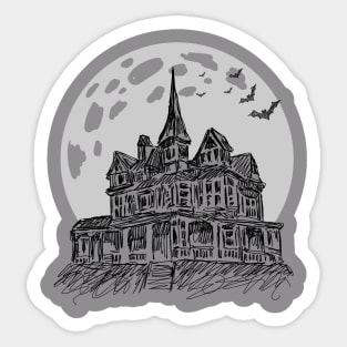 Halloween sketch Sticker